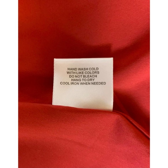 ModCloth Women's L Large Red Blue Retro Floral Polka Dot Sleeveless Cute Dress - Picture 11 of 12